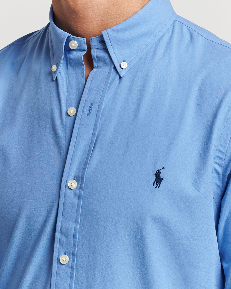 Herr | Skjortor | Polo Ralph Lauren | Slim Fit Poplin Shirt Harbor Island Blue