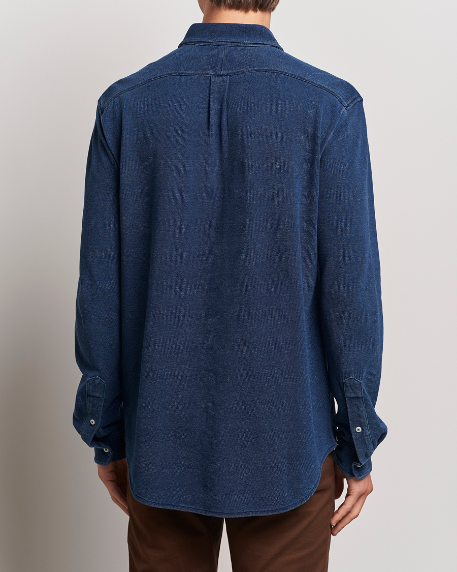 Herr | Skjortor | Polo Ralph Lauren | Featherweight Mesh Shirt Dark Indigo