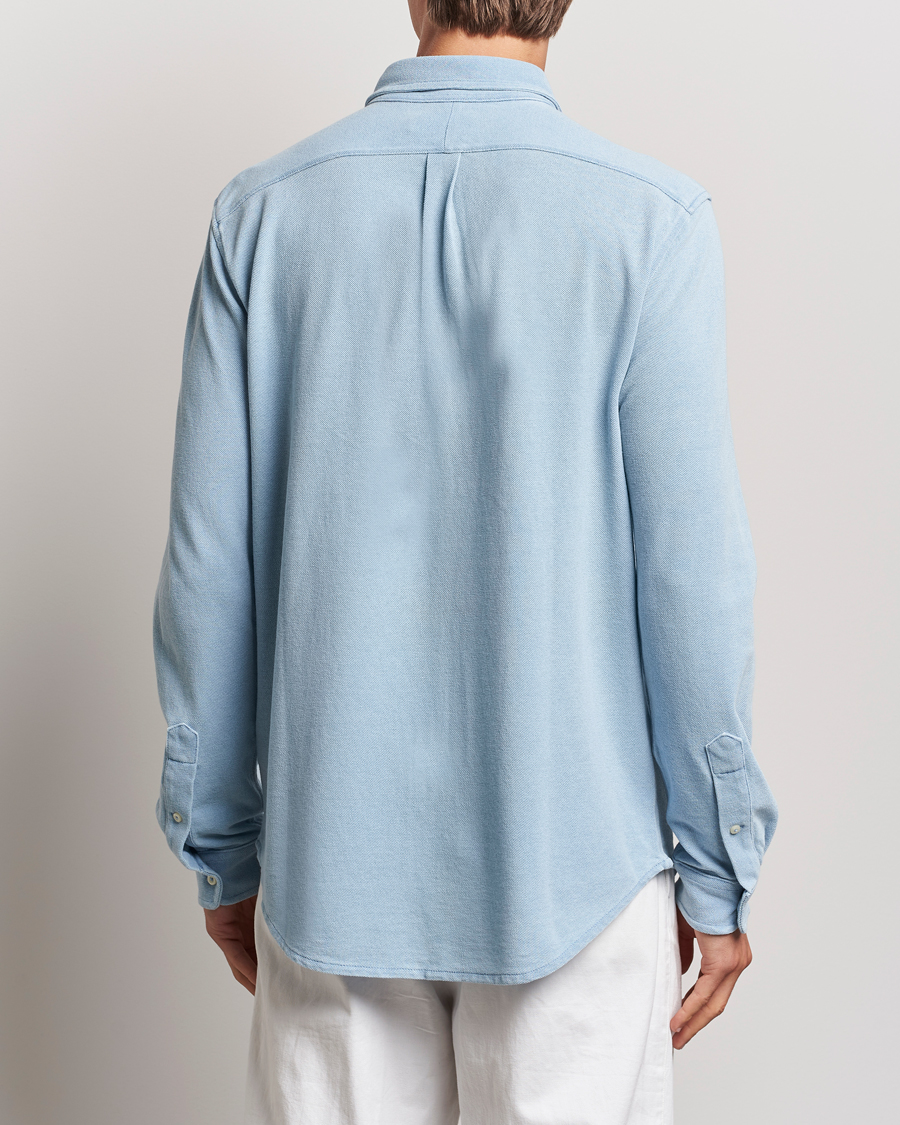 Herr | Skjortor | Polo Ralph Lauren | Featherweight Mesh Shirt Light Indigo