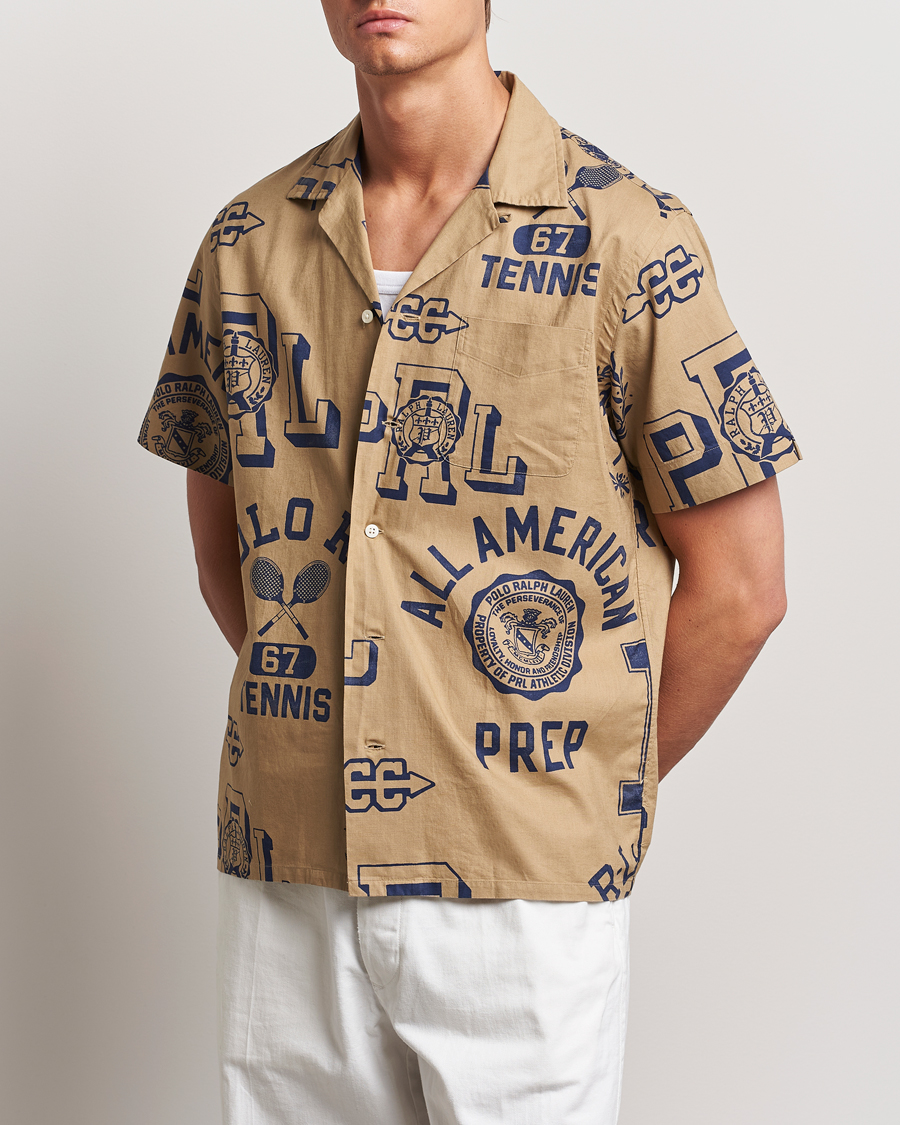 Herr | Kortärmade skjortor | Polo Ralph Lauren | Printed Rustic Short Sleeve Shirt Multi