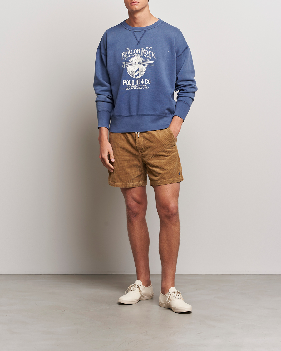 Herr | Shorts | Polo Ralph Lauren | Prepster Corduroy Drawstring Shorts Despatch Tan