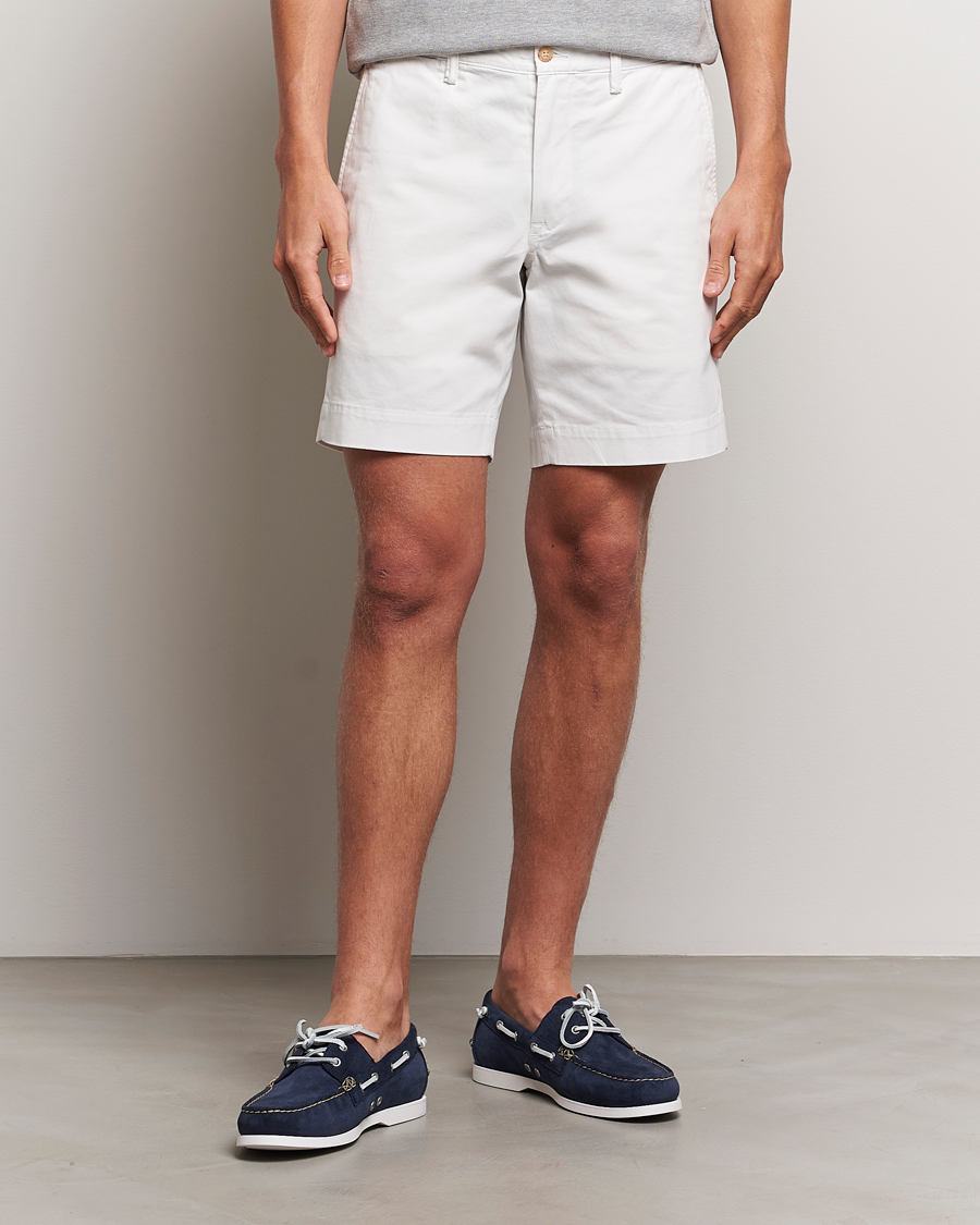 Herr | Senast inkommet | Polo Ralph Lauren | Tailored Slim Fit Shorts Deckwash White