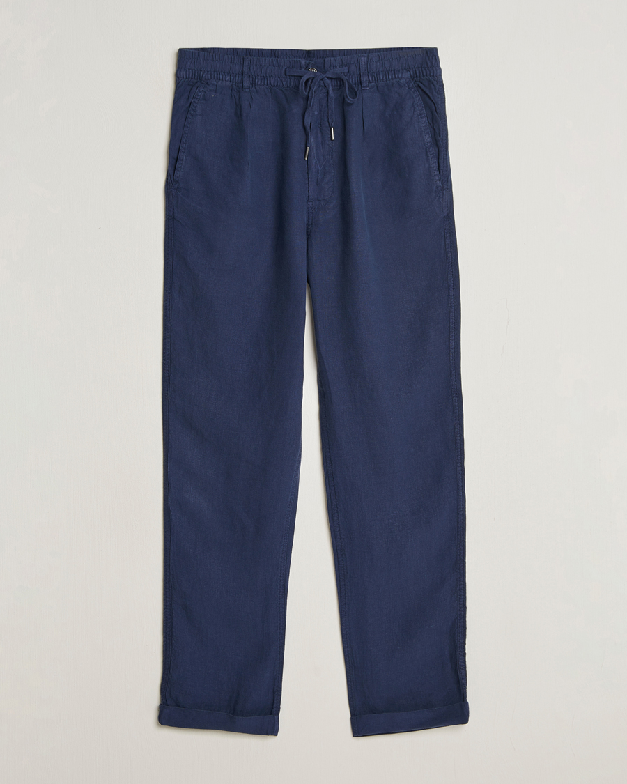 Herr | Byxor | Polo Ralph Lauren | Prepster Linen Trousers Newport Navy