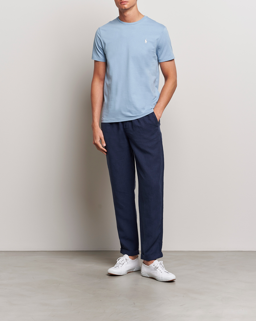 Herr | Byxor | Polo Ralph Lauren | Prepster Linen Trousers Newport Navy