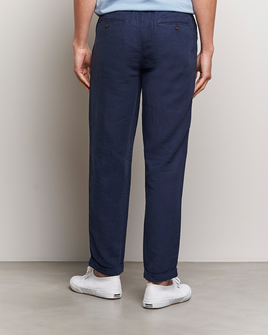 Herr | Byxor | Polo Ralph Lauren | Prepster Linen Trousers Newport Navy