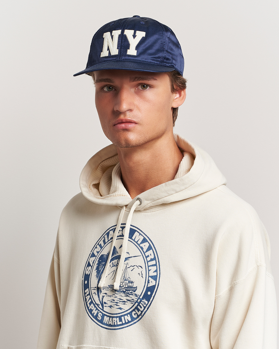 Herr |  | Polo Ralph Lauren | NY Satin Baseball Cap Newport Navy