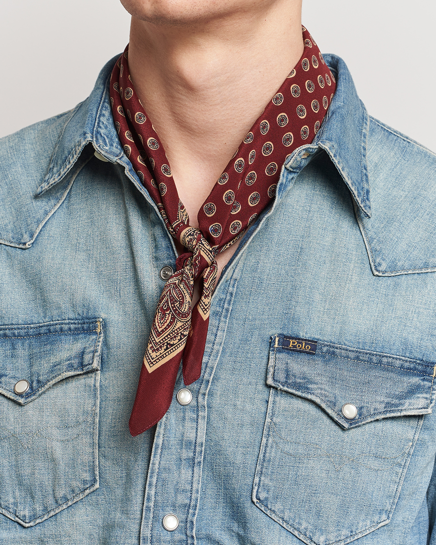 Herr | Polo Ralph Lauren Printed Bandana Red | Polo Ralph Lauren | Printed Bandana Red