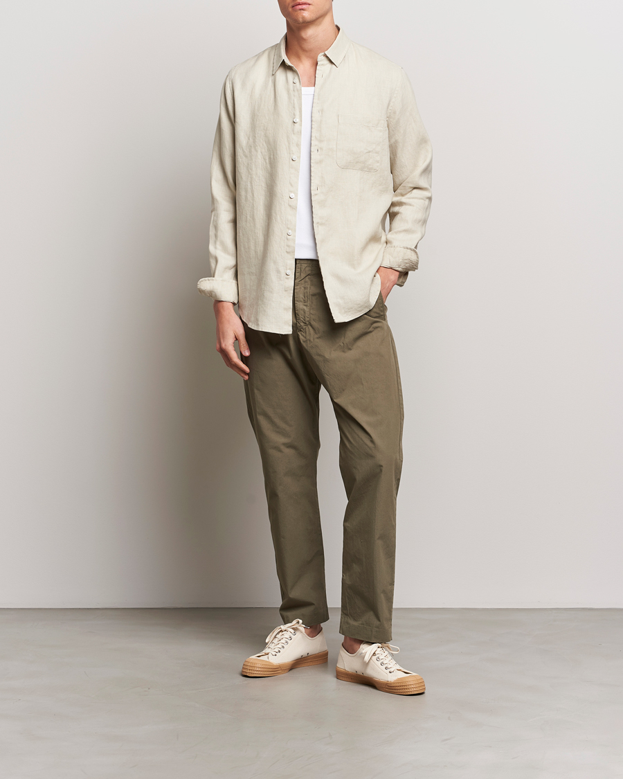 Herr | Skjortor | Samsøe Samsøe | Liam Linen Shirt Castle Wall