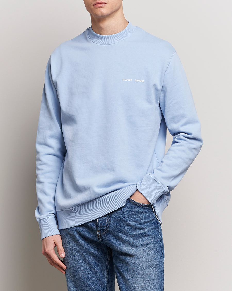 Herr | Avdelningar | Samsøe Samsøe | Norsbro Crew Neck Sweatshirt Brunnera Blue