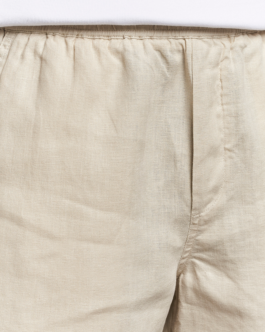 Herr | Shorts | Samsøe Samsøe | Sajabari Linen Drawstring Shorts Castle Wall