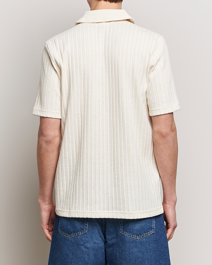 Herr | Skjortor | Samsøe Samsøe | Sakvistbro Structured Short Sleeve Shirt Clear Cream