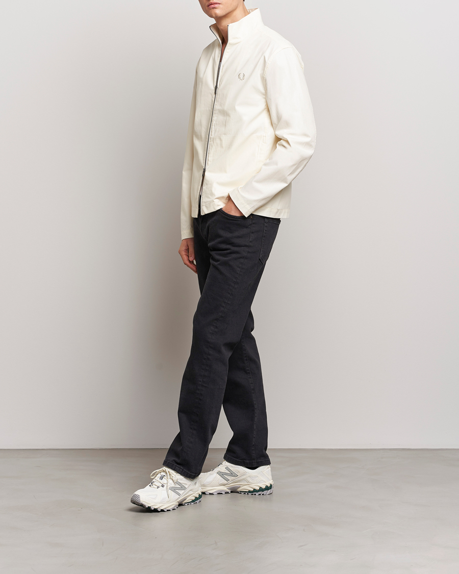Herr | Jackor | Fred Perry | Woven Ripstop Shirt Jacket Ecru