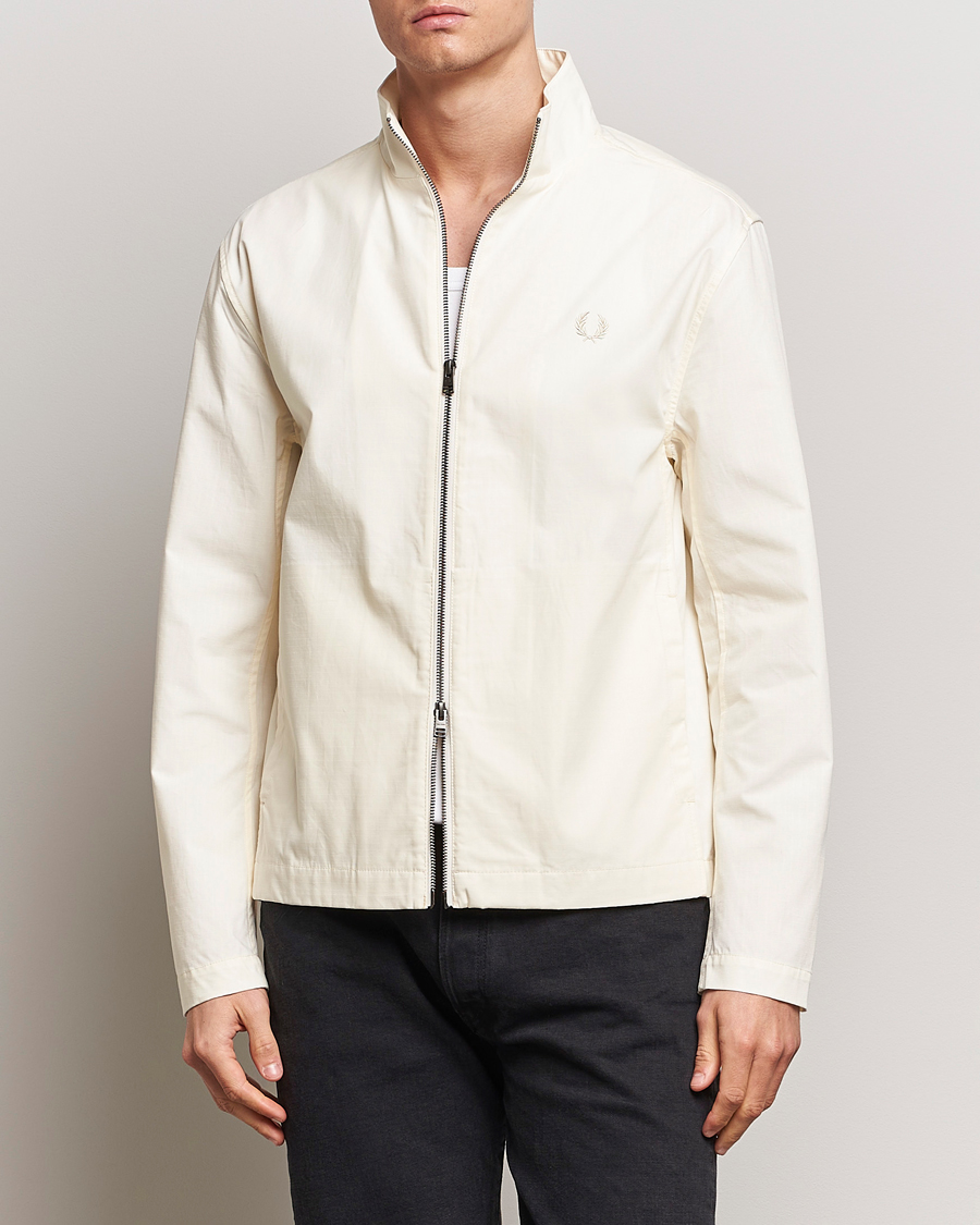 Herr | Nya produktbilder | Fred Perry | Woven Ripstop Shirt Jacket Ecru