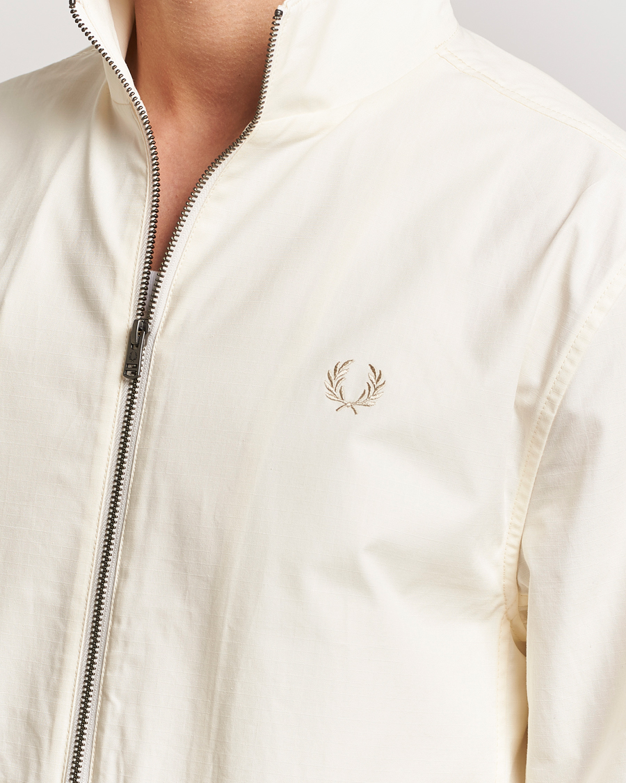Herr | Jackor | Fred Perry | Woven Ripstop Shirt Jacket Ecru