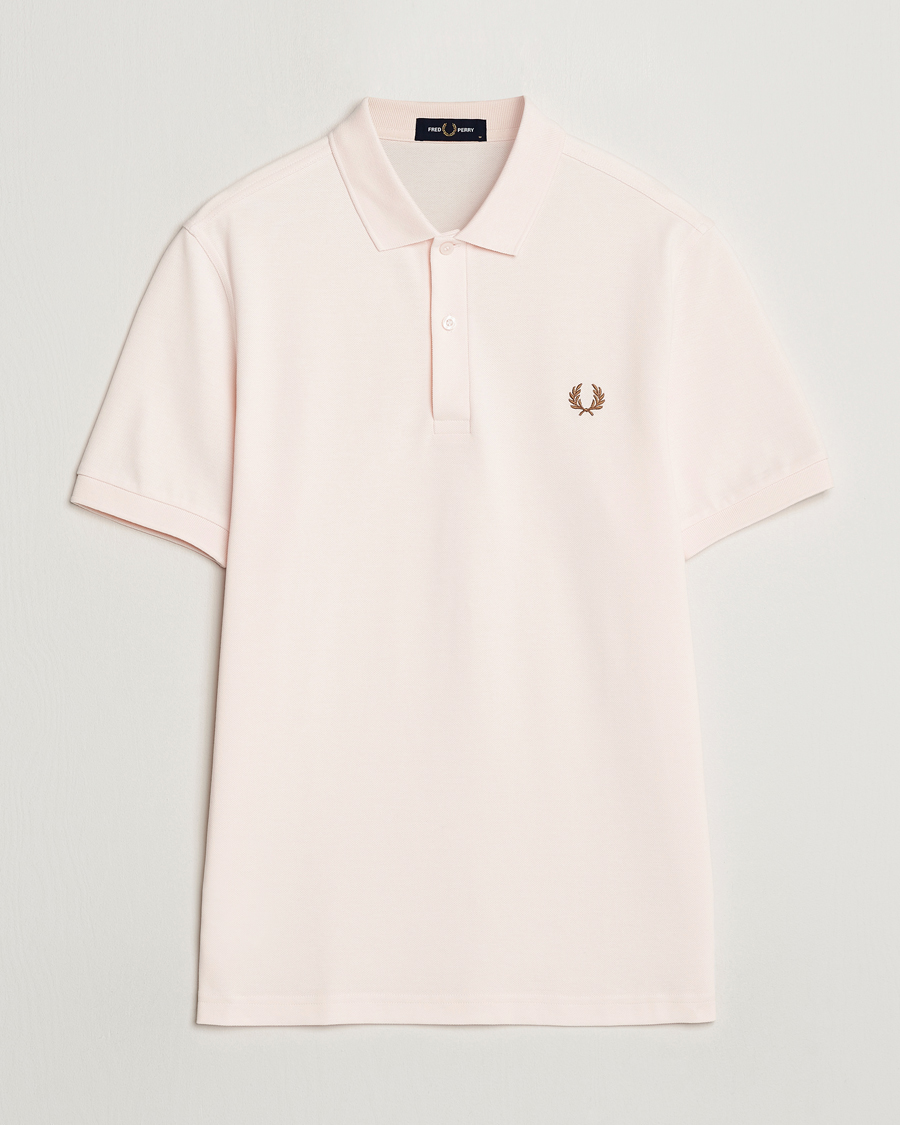 Herr |  | Fred Perry | Plain Polo Shirt Silky Peach