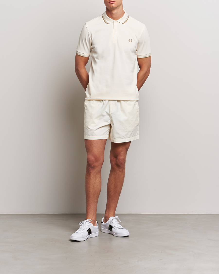 Herr | Pikéer | Fred Perry | Twin Tipped Polo Shirt Ecru