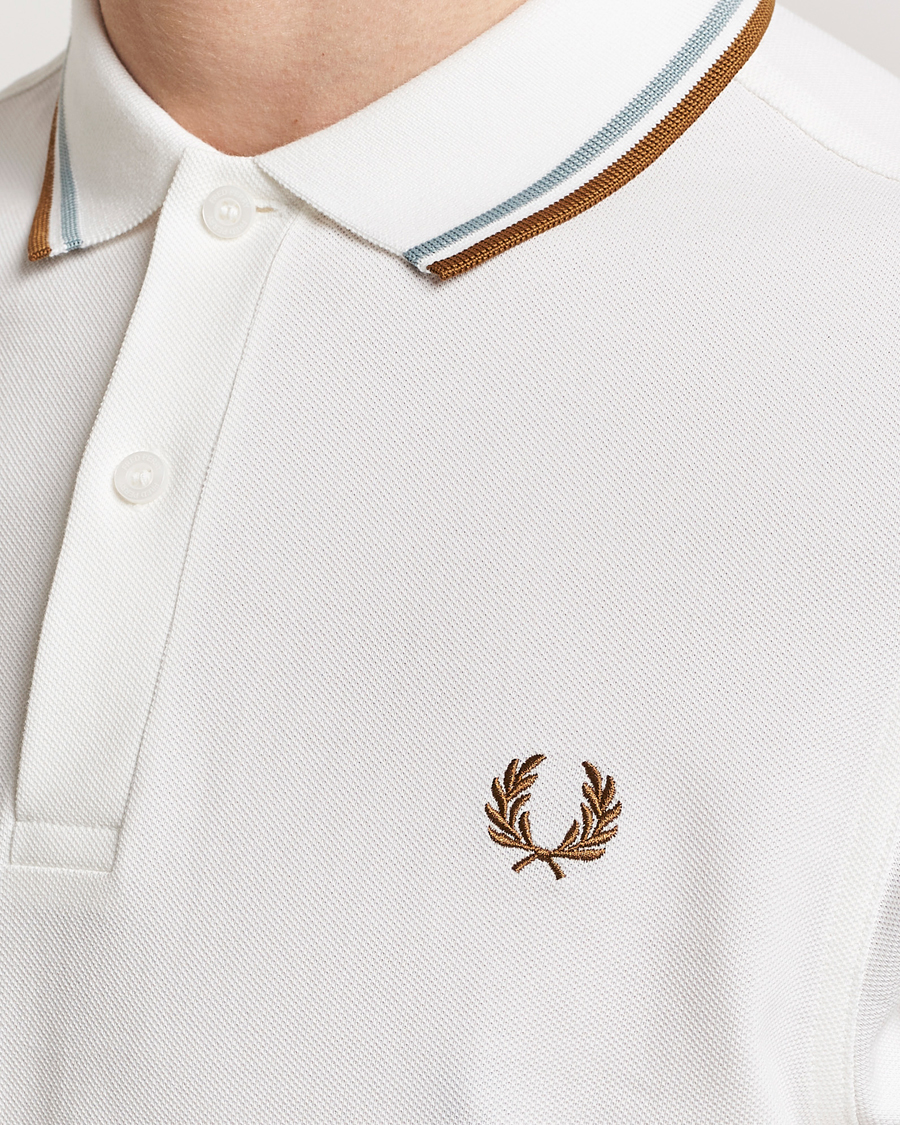 Herr | Pikéer | Fred Perry | Twin Tipped Polo Shirt Snow White