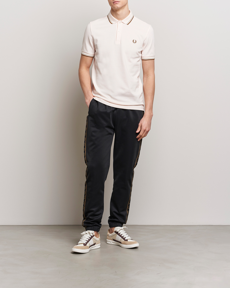 Herr | Pikéer | Fred Perry | Twin Tipped Polo Shirt Silky Peach