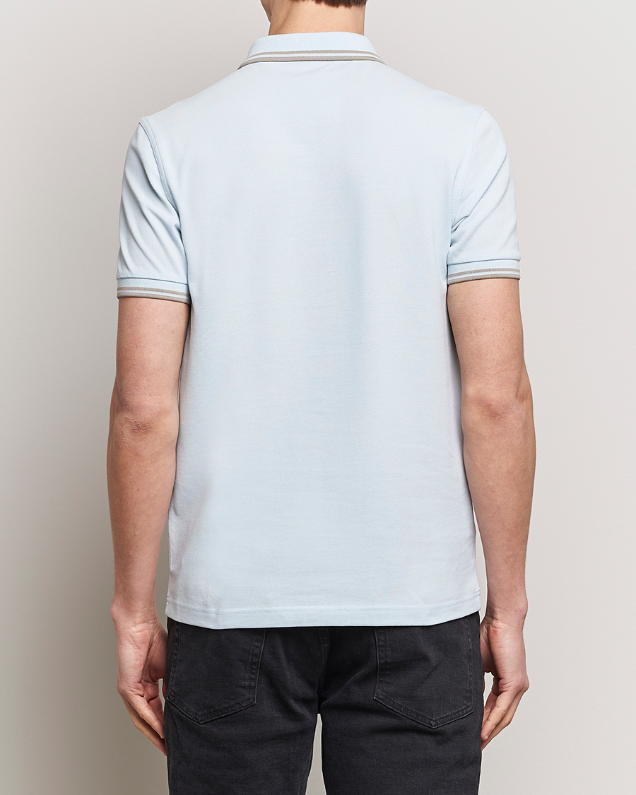 Herr | Pikéer | Fred Perry | Twin Tipped Polo Shirt Light Ice