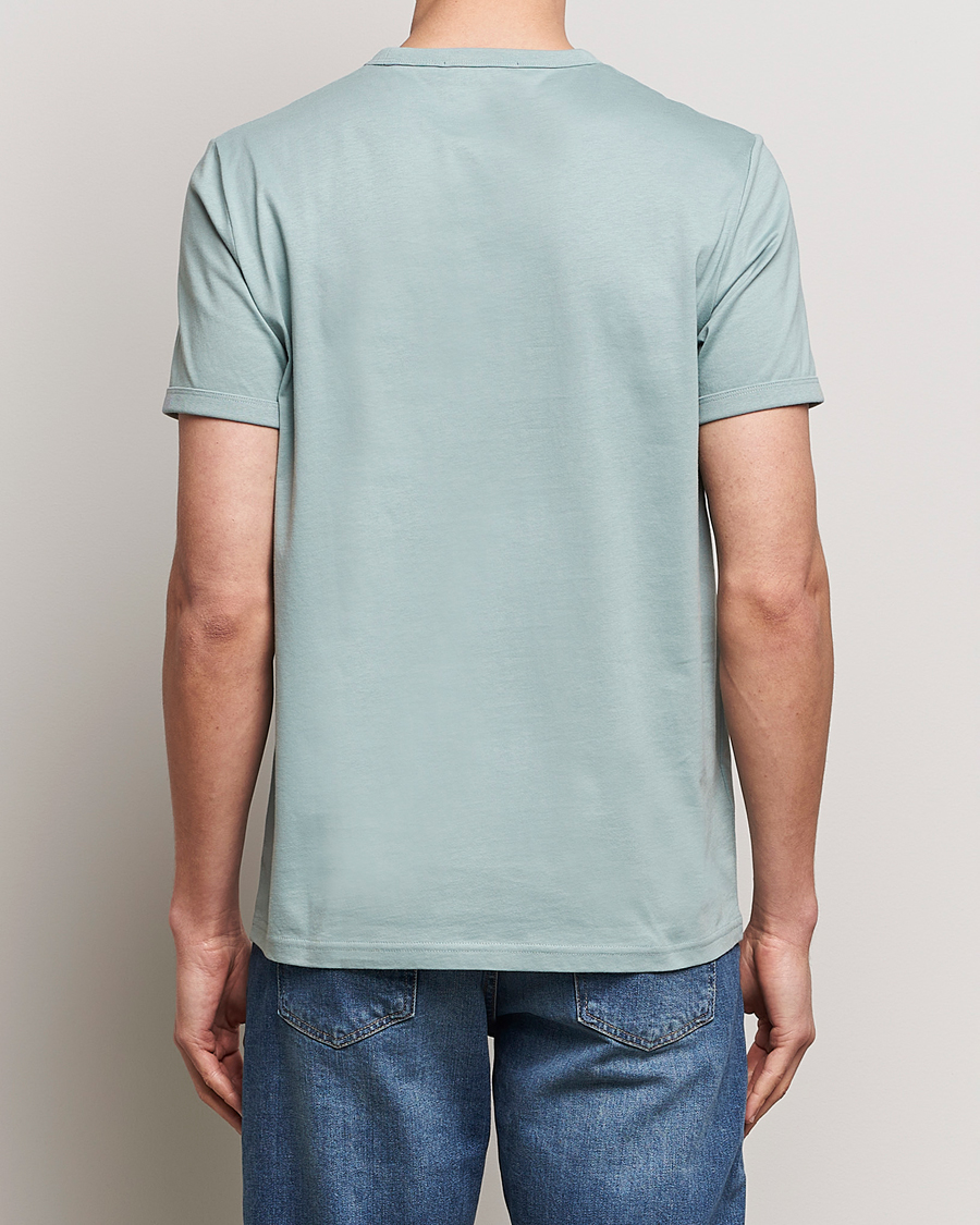 Herr | T-Shirts | Fred Perry | Ringer T-Shirt Silver Blue