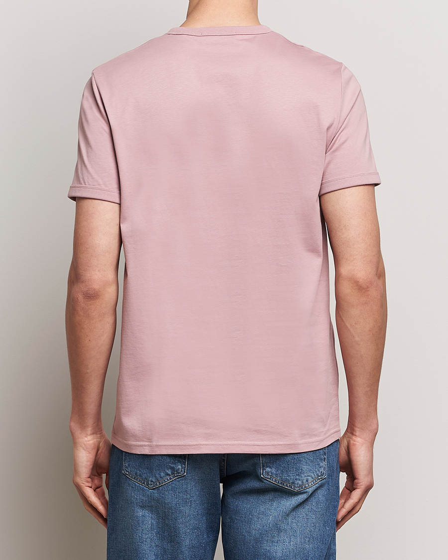 Herr | T-Shirts | Fred Perry | Ringer T-Shirt Dusty Rose Pink