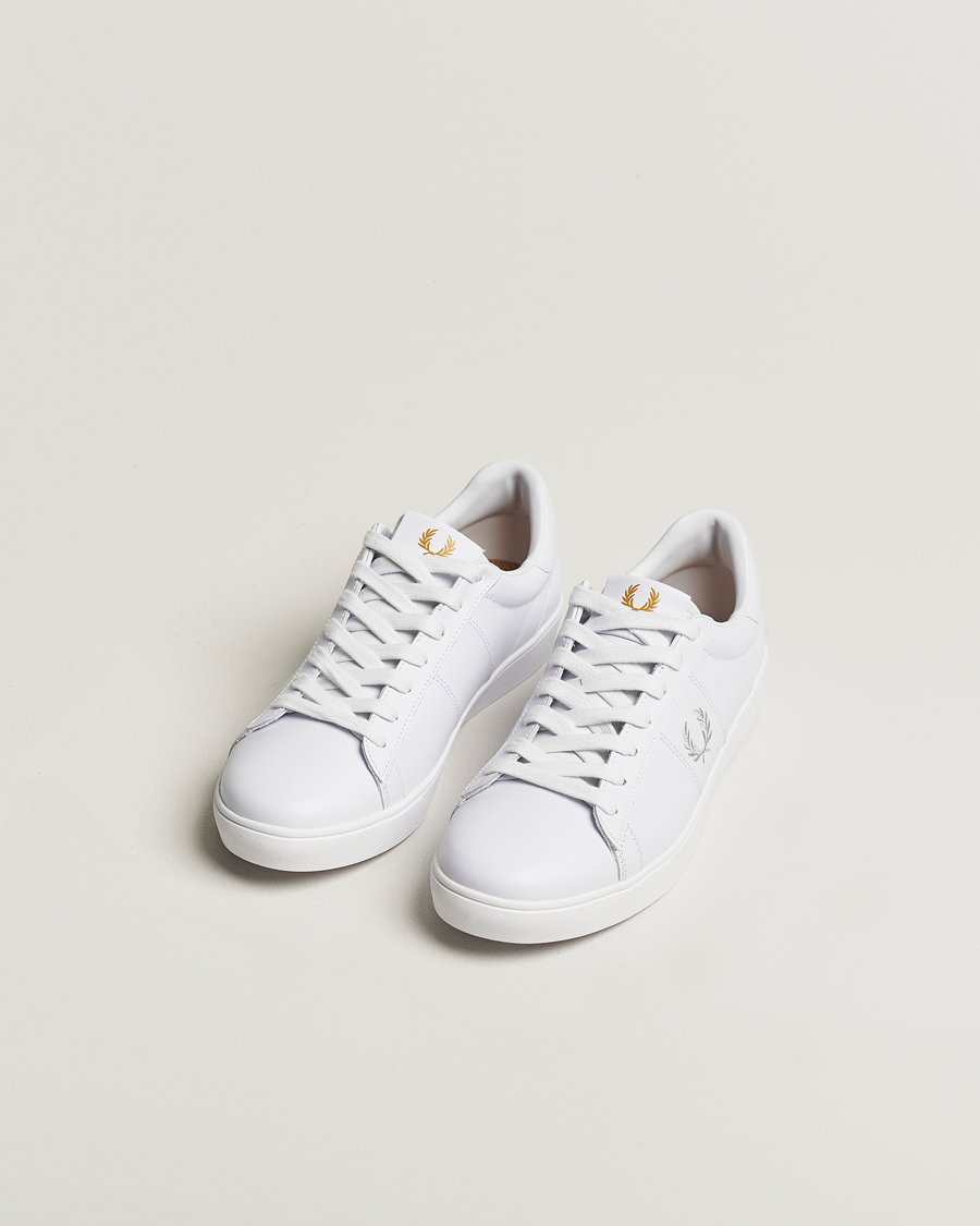 Herr | Skor | Fred Perry | Spencer Tennis Leather Sneaker White