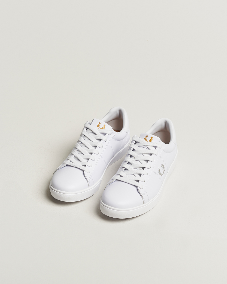 Herr | Senast inkommet | Fred Perry | Spencer Tennis Leather Sneaker White