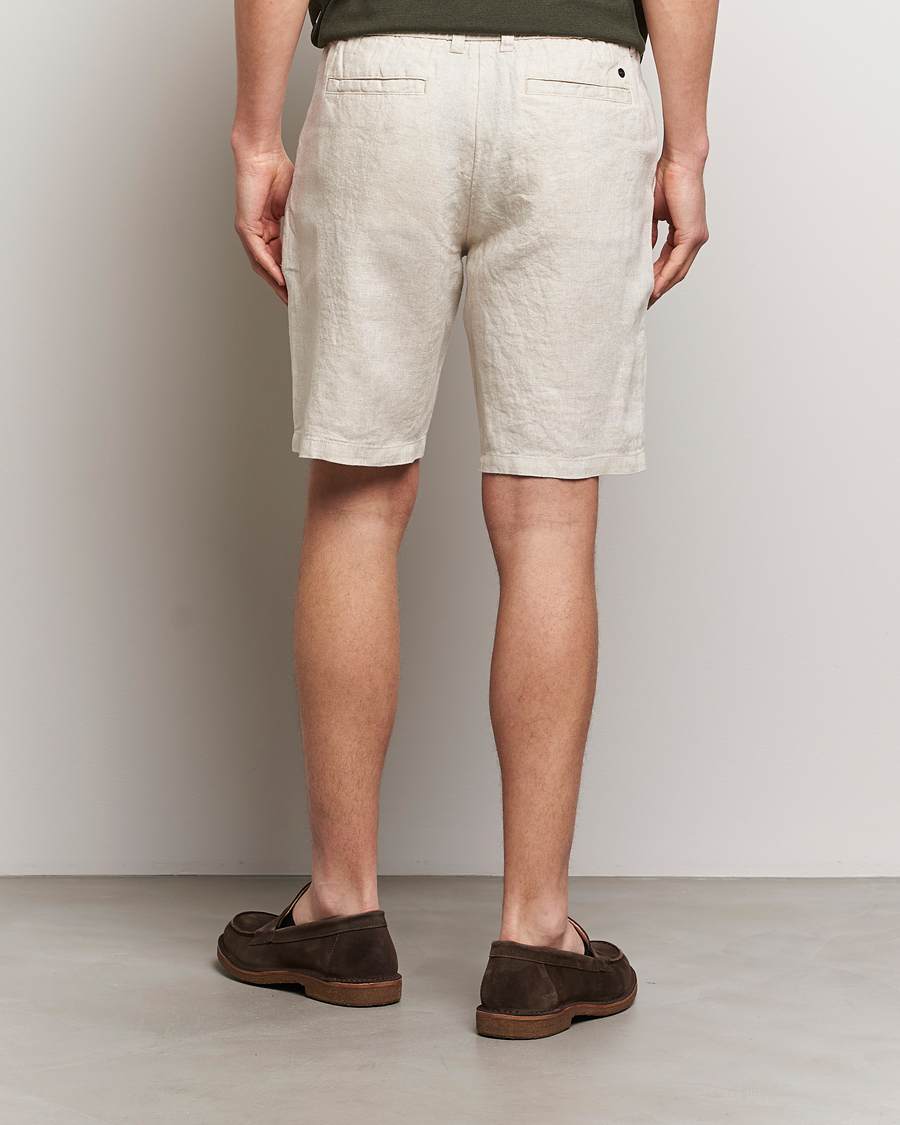 Herr | Shorts | NN07 | Seb Linen Drawstring Shorts Oat