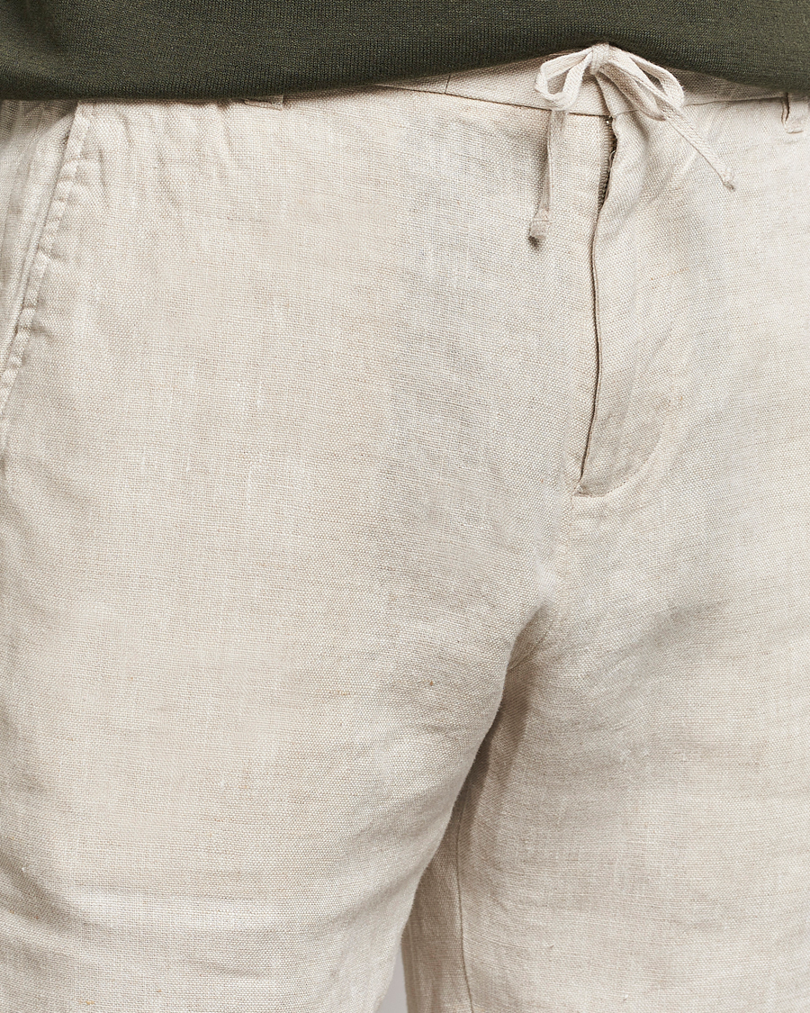 Herr | Shorts | NN07 | Seb Linen Drawstring Shorts Oat