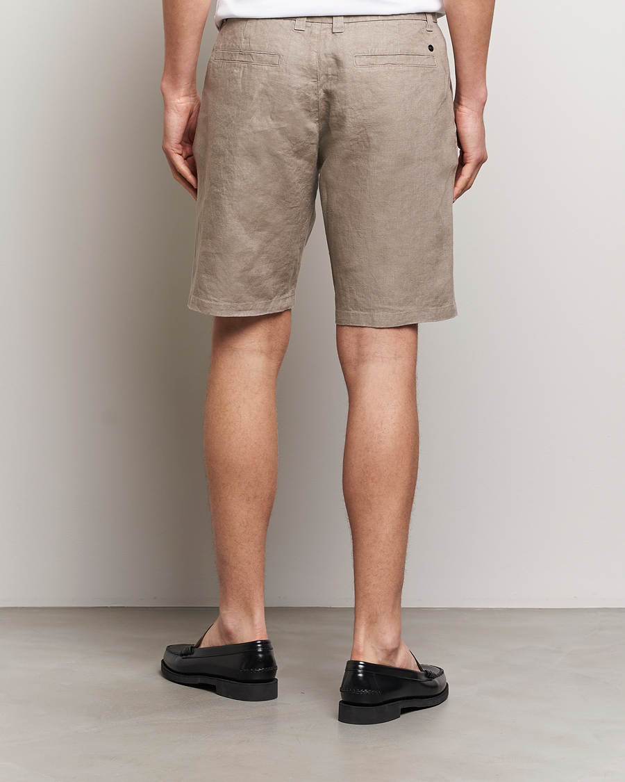 Herr | Shorts | NN07 | Crown Linen Shorts Greige