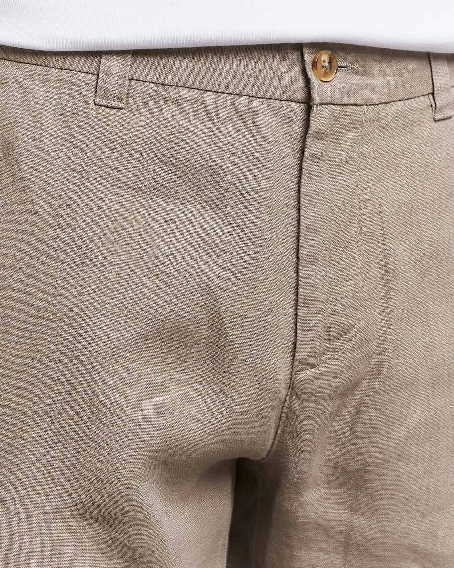 Herr | Shorts | NN07 | Crown Linen Shorts Greige