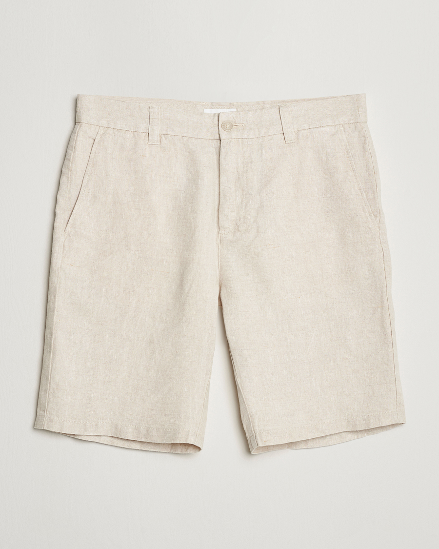 Herr | Shorts | NN07 | Crown Linen Shorts Oat
