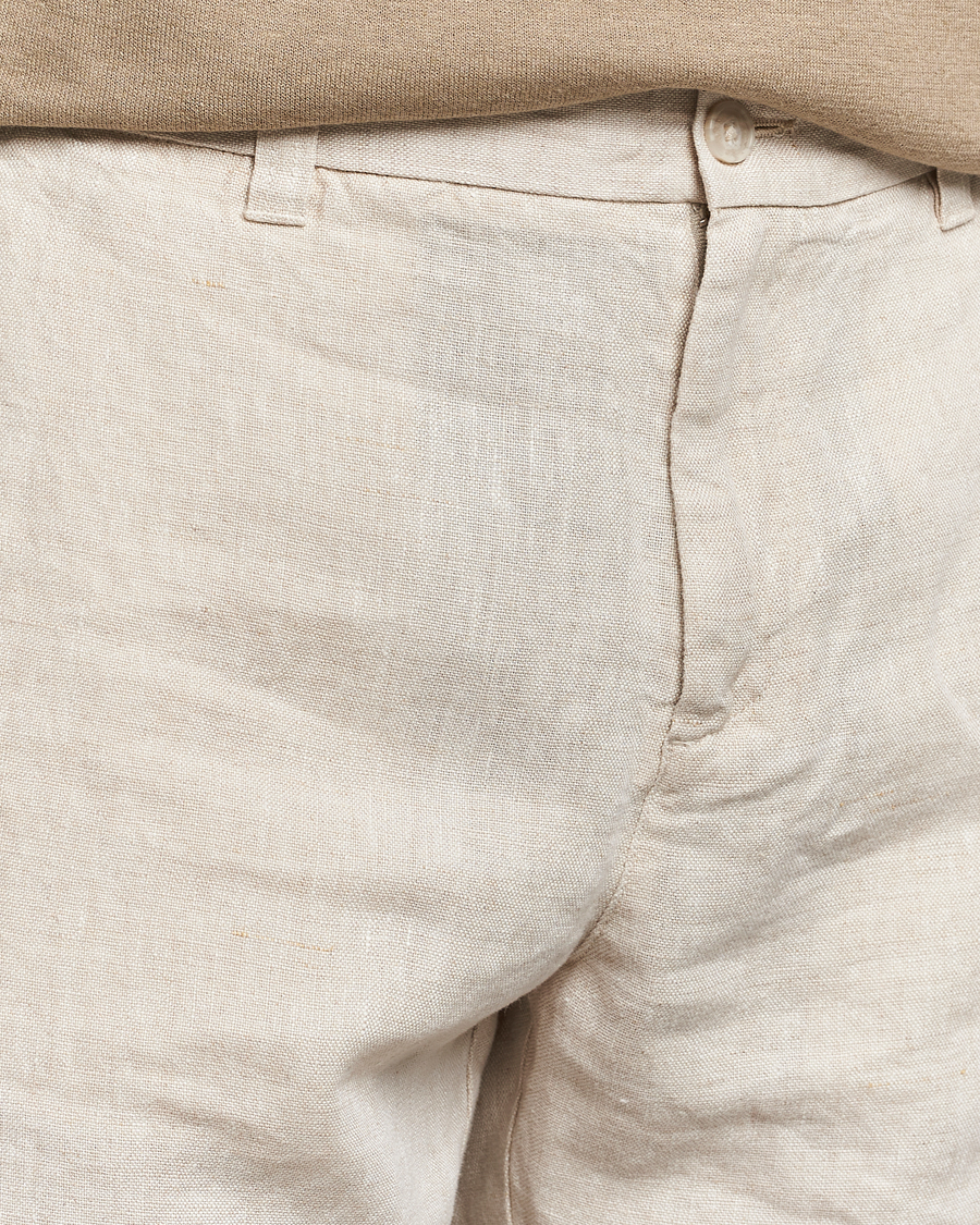 Herr | Shorts | NN07 | Crown Linen Shorts Oat