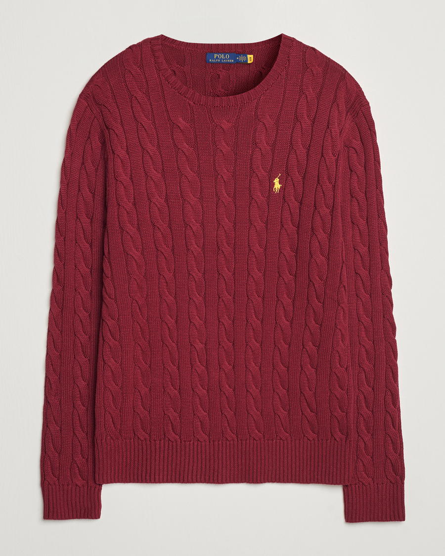 Herr | Tröjor | Polo Ralph Lauren | Cotton Cable Pullover Red Carpet