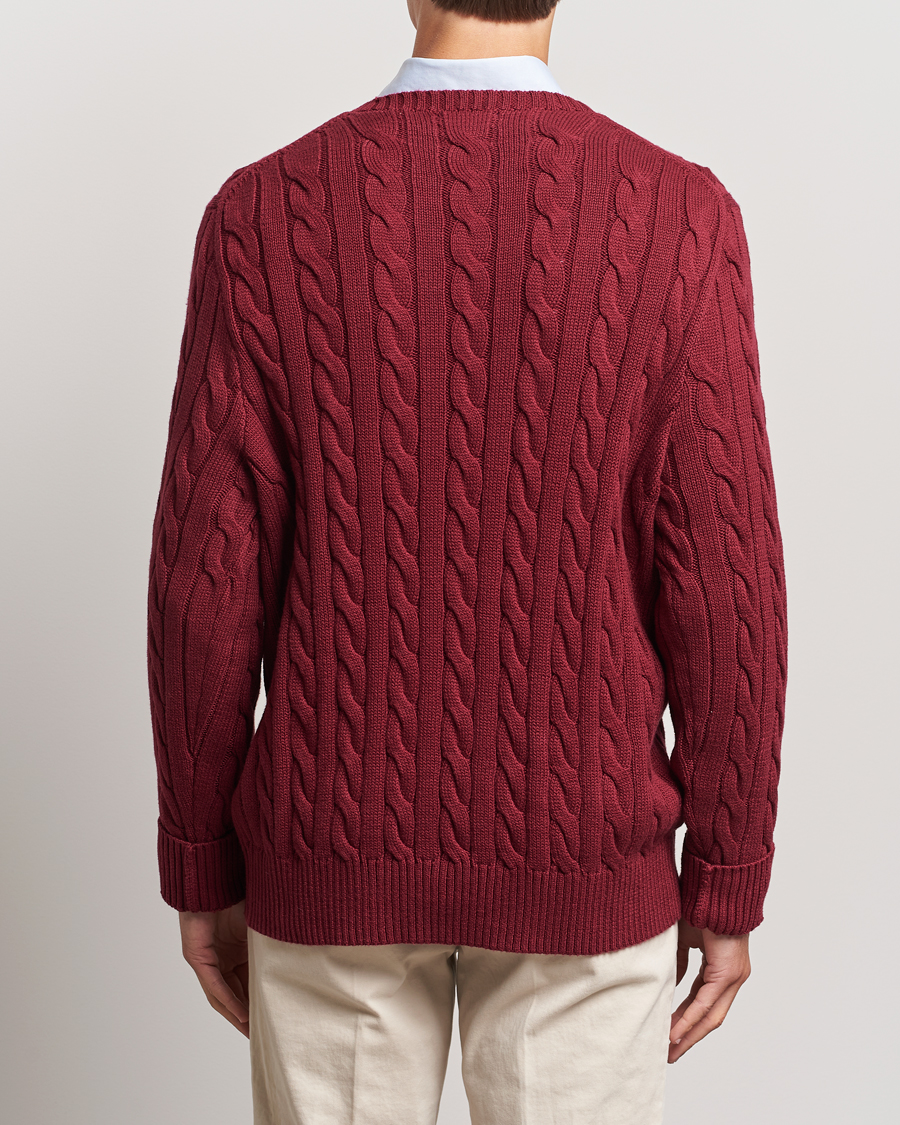 Herr | Tröjor | Polo Ralph Lauren | Cotton Cable Pullover Red Carpet