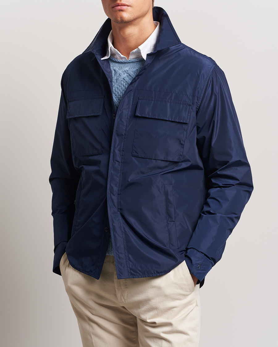 Herr | Skaljackor | Polo Ralph Lauren | Water-Repellent Shirt Jacket Newport Navy