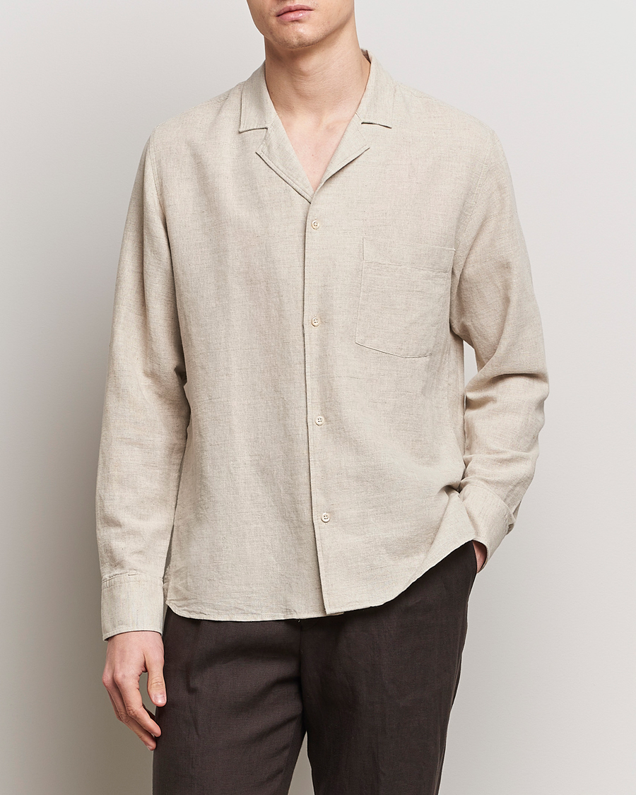 Herr | Avdelningar | Oscar Jacobson | Helios Reg Shirt Beige