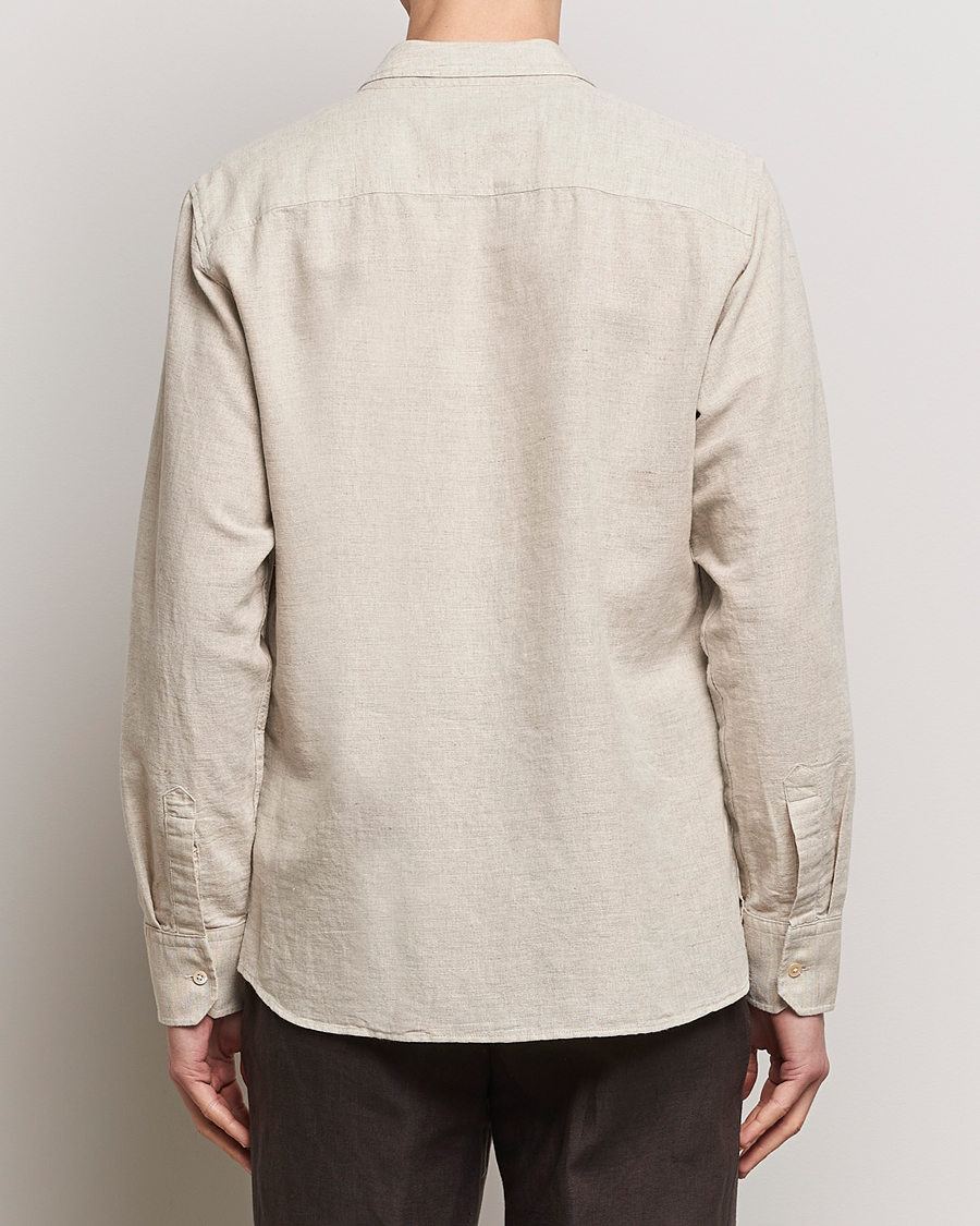 Herr | Skjortor | Oscar Jacobson | Helios Reg Shirt Beige