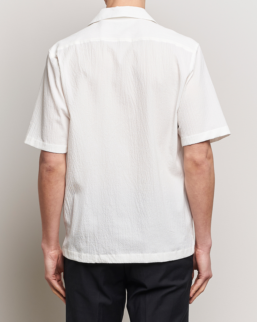 Herr | Skjortor | Oscar Jacobson | Hanks Reg Seersucker Shirt White