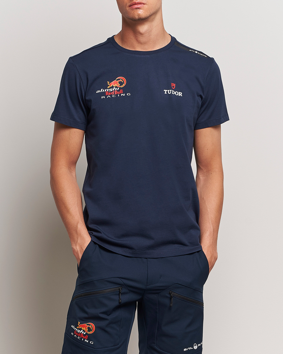 Herr | Sail Racing | Sail Racing | America's Cup ARBR Crew Neck T-Shirt Blue