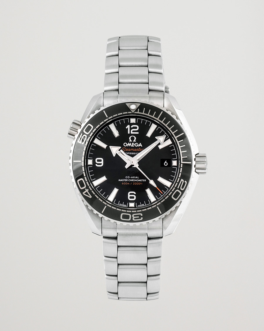 Herr | Omega Pre-Owned Seamaster Planet Ocean Silver | Omega Pre-Owned | Seamaster Planet Ocean Silver