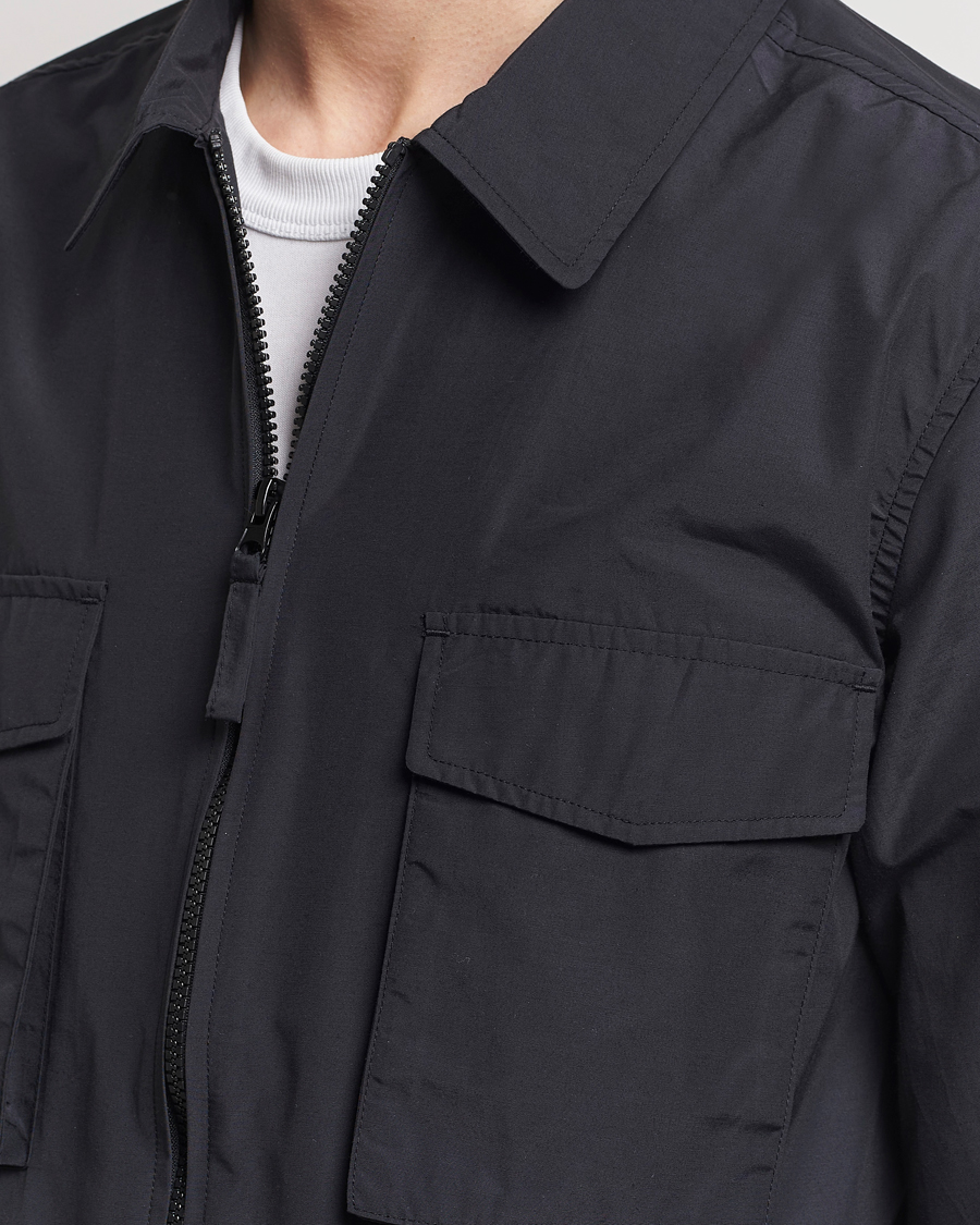 Herr | Skjortor | A Day's March | Buxton Nylon Overshirt Black