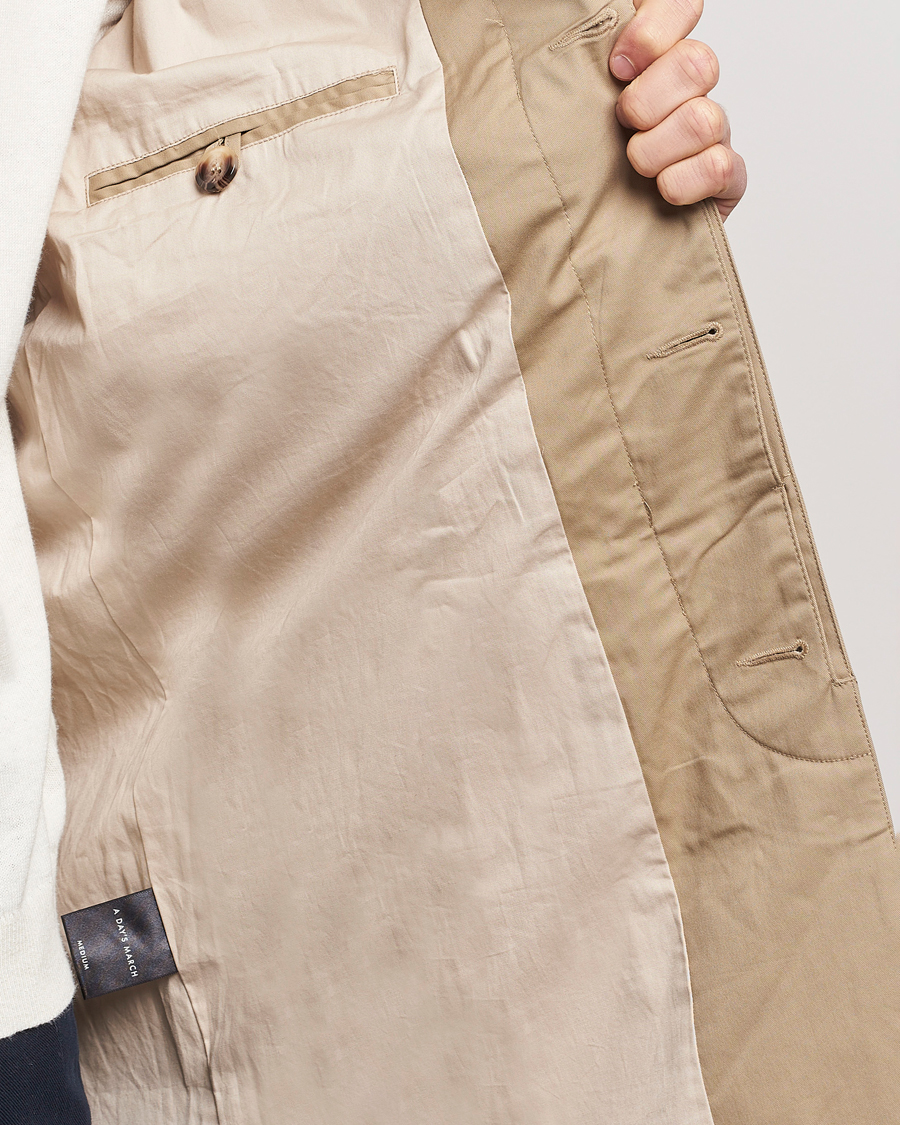Herr | Jackor | A Day's March | Duster Car Coat Khaki