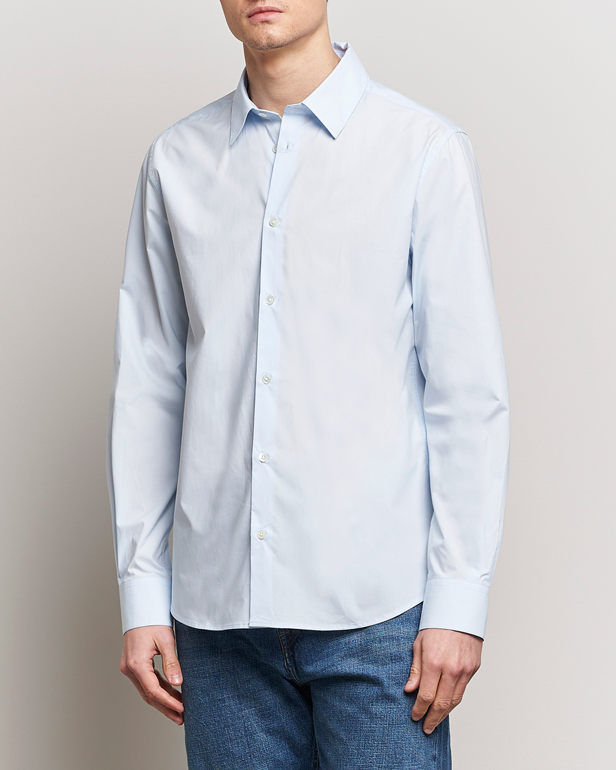 Herr | A Day's March | A Day's March | Tipton Poplin Shirt Sky Blue