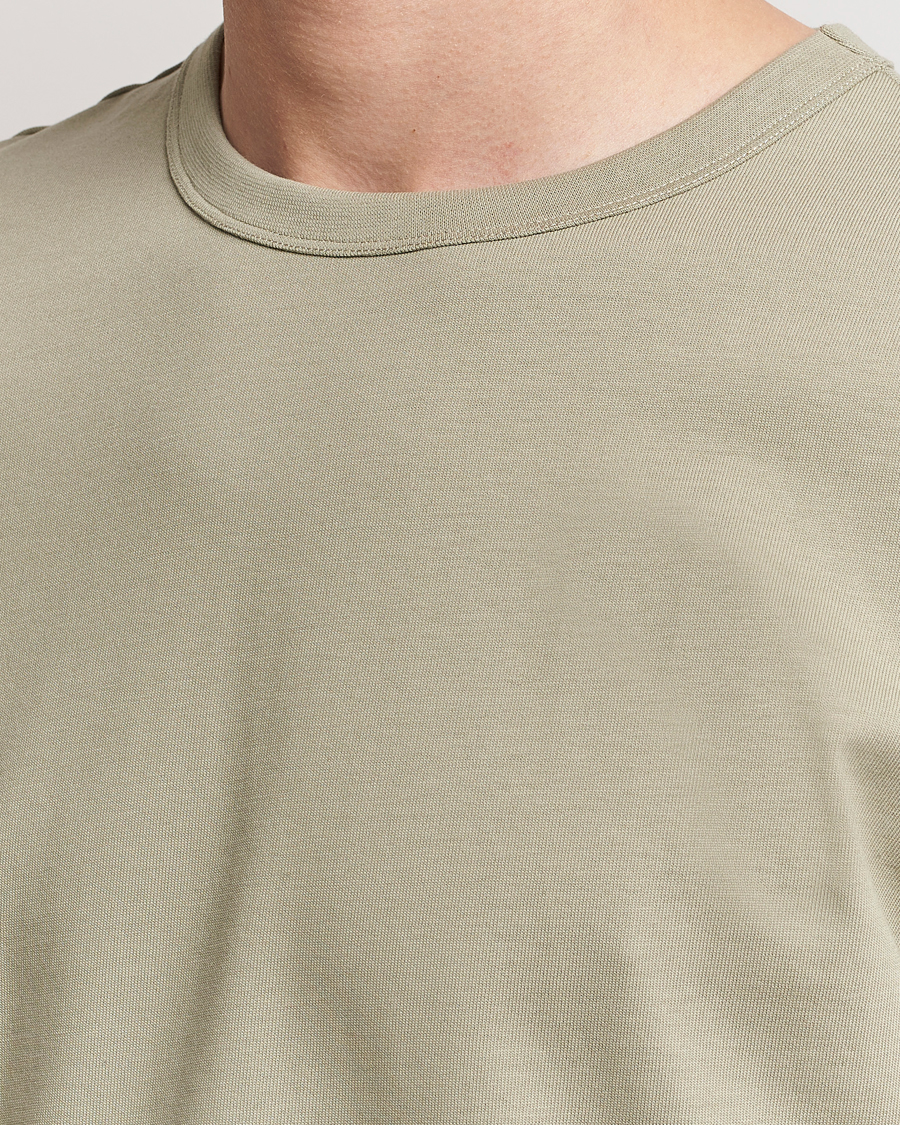 Herr | T-Shirts | A Day's March | Heavy T-Shirt Green Tea