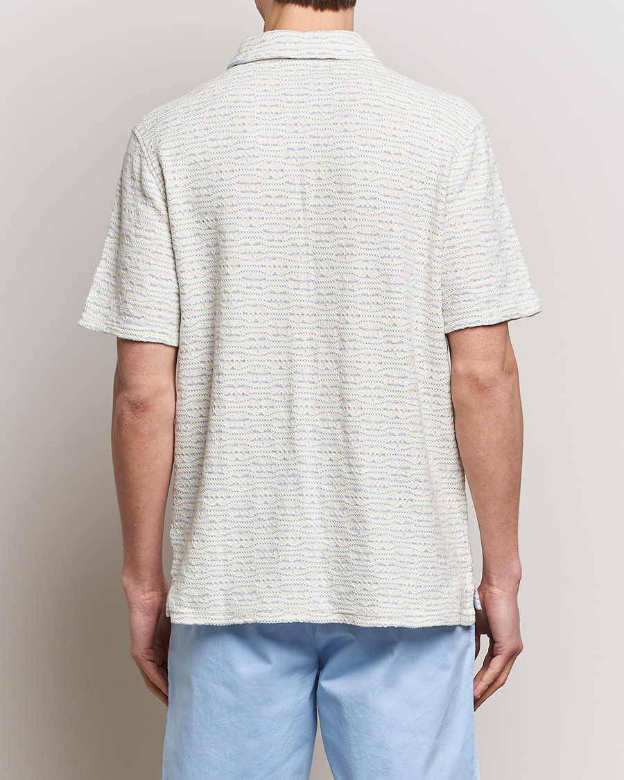 Herr | Skjortor | J.Lindeberg | Torpa Structure Shirt Chambray Blue