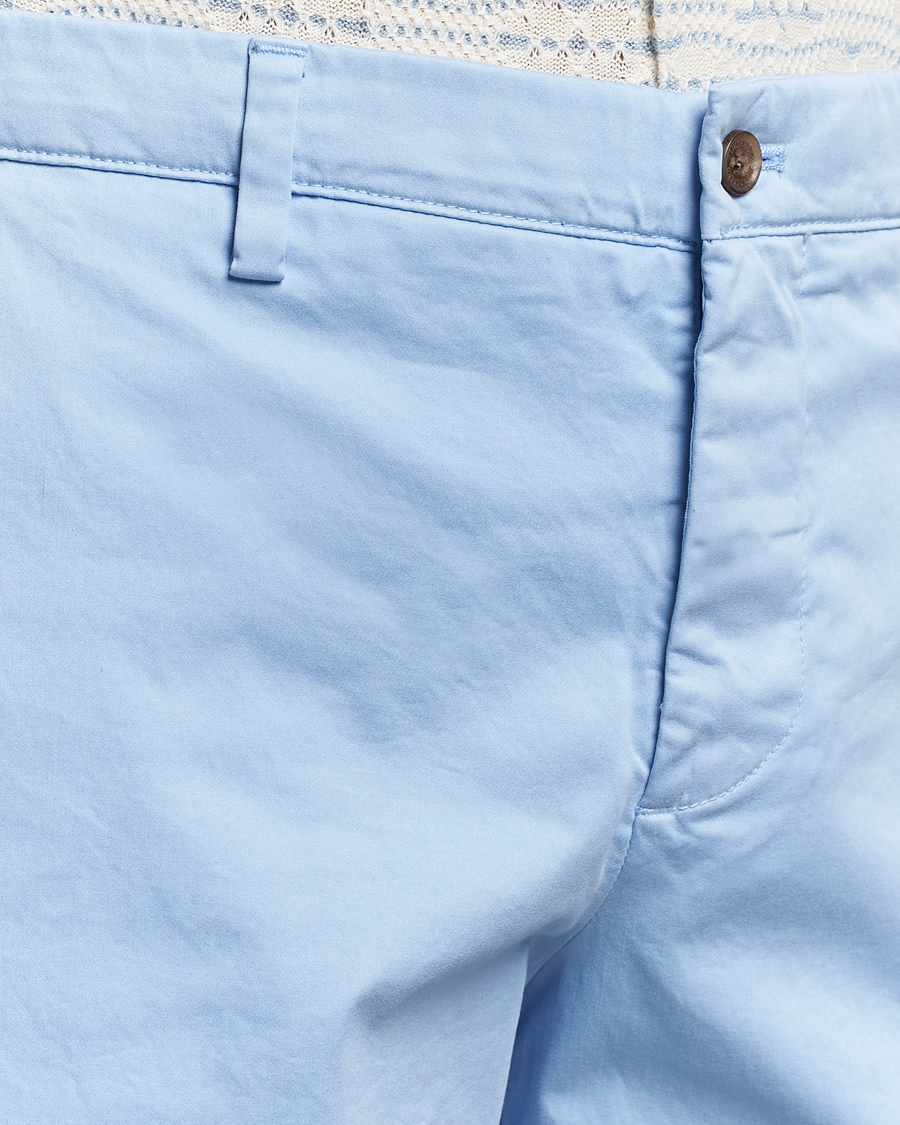 Herr | Shorts | J.Lindeberg | Nathan Cloud Satin Shorts Chambray Blue