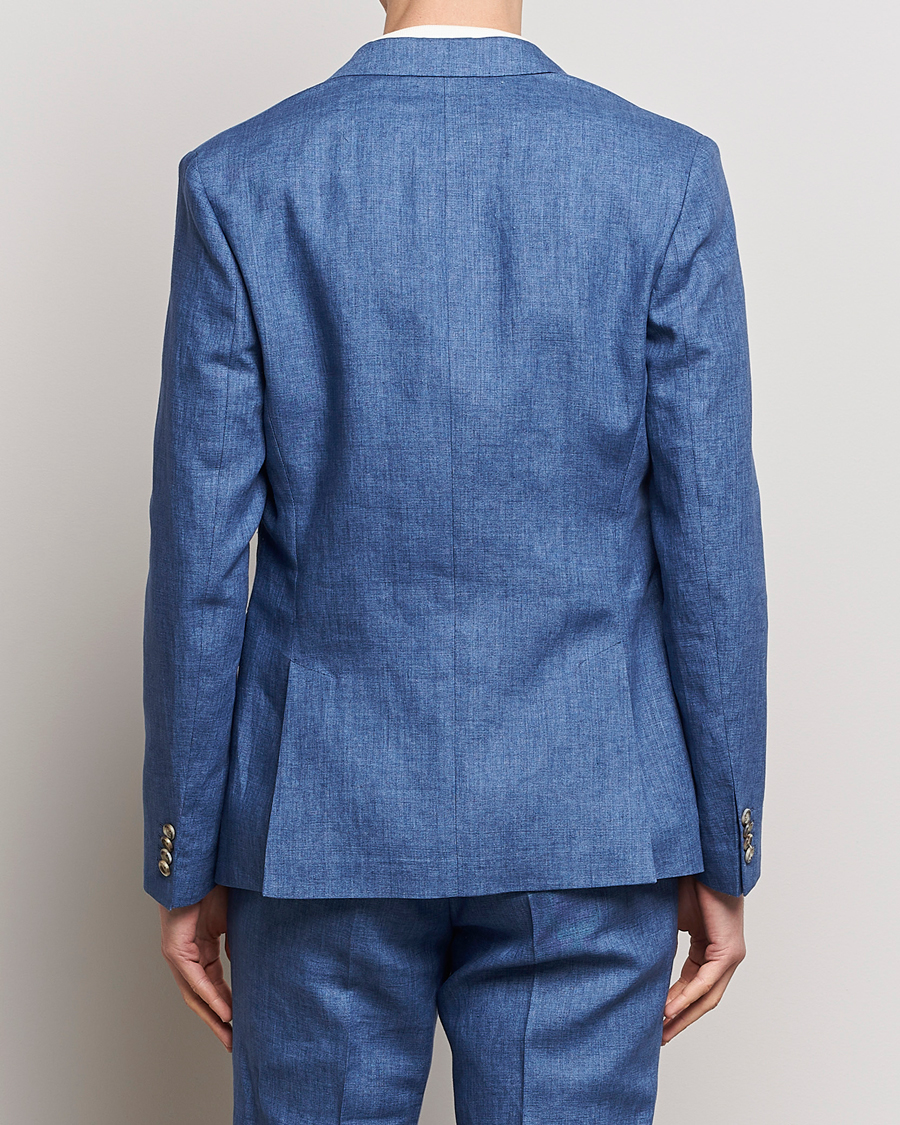 Herr | Kavajer | J.Lindeberg | Hopper U Super Linen Blazer Chambray Blue