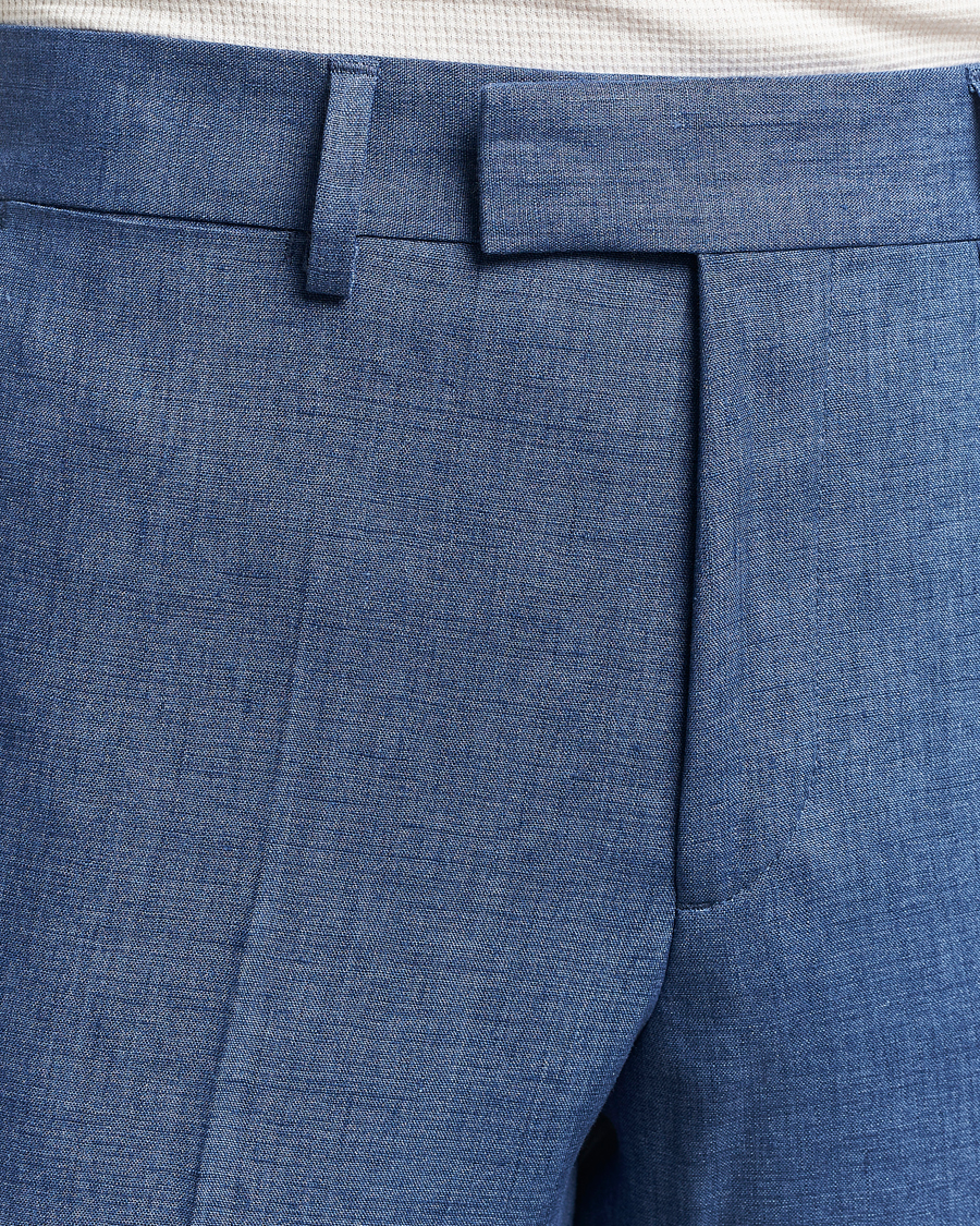 Herr | Byxor | J.Lindeberg | Grant Super Linen Pants Chambray Blue