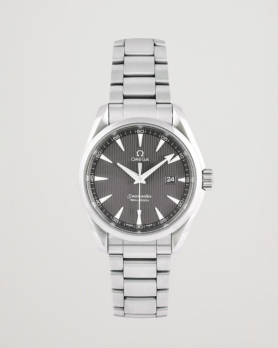 Herr | Omega Pre-Owned Seamaster Aqua Terra Silver | Omega Pre-Owned | Seamaster Aqua Terra Silver